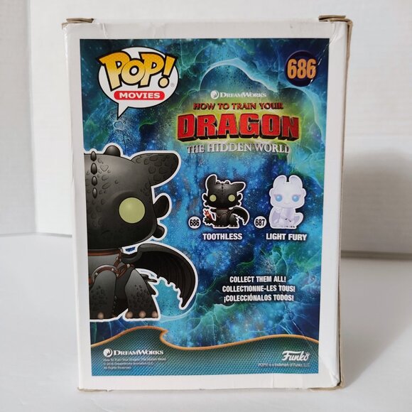 Pop! Movies - How to Train Your Dragon (The Hidden World) - Toothless #686 - Picture 3 of 8